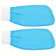 thumbnail image 1 of guantes exfoliantes coreanos para una exfoliación profunda de la piel y un exfoliante corporal completo, guantes de baño azules, 1 of 5