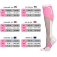 thumbnail image 3 of Youth Compression Stockings,Kid Boy's and Girl's Cushioned Anti Blister Socks,Unisex Knee High Athletic Style ,Soccer Football Baseball Socks Set  5.5-8.5 Mixed 3, 3 of 8