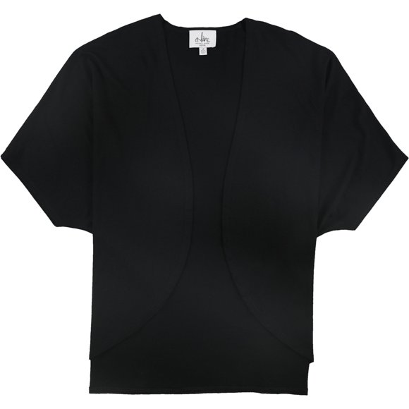 A-Line Cardigan de Couverture pour Femmes, Noir, Petite, PL