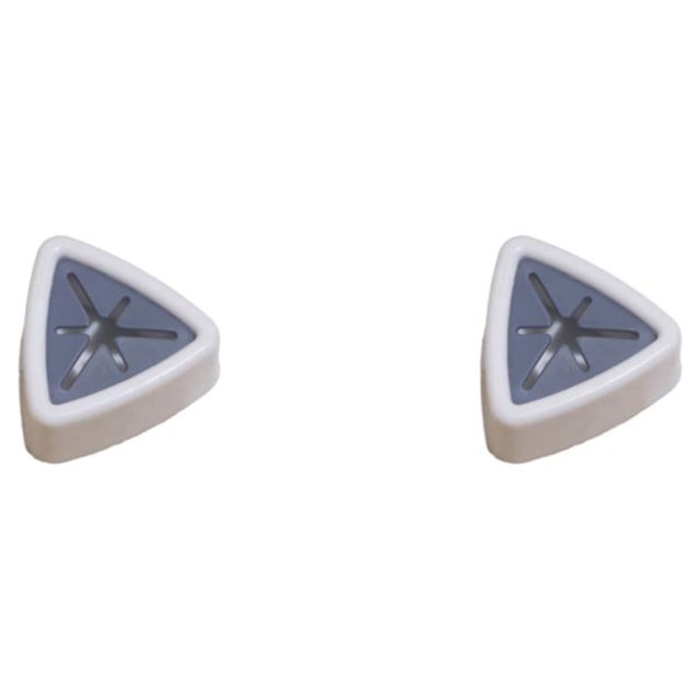 Injueey Estante de pared para toallas, sin perforaciones, para el hogar, baño, cocina, soporte para toallitas Blanco 2Conjunto