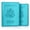 Sky Blue, variant on DEZEN Passport Holder with Vaccine Card Holder Slot Combo, PU Leather Waterproof, Dark Blue, Pack 2