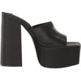 thumbnail image 2 of Steve Madden Womens Jungle Embossed Faux Leather Platform Sandals, 2 of 4