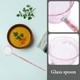 thumbnail image 6 of Colorful Multi-Use Glass Soup Ladle Spoon for Tea Serving and Stirring, Kitchen Utensil, Versatile Decor Accessory, 6 of 6
