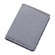 thumbnail image 2 of Cartera de lona para hombre, corta, con cierre de botón, tarjetero, tarjetero, billetera plegable y duradera. Gris blanco, 2 of 9