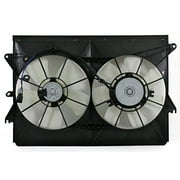 toyota scion tc dual radiator and condenser fan assembly
