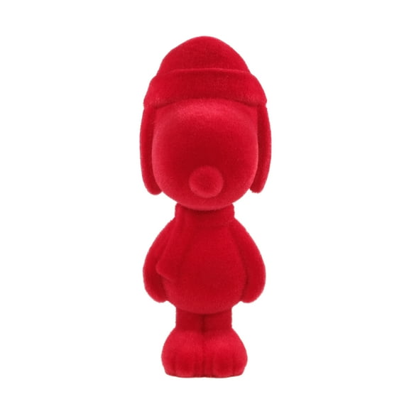 Snoopy 9" Red Tabletop Flocked Figure, by Ruz