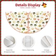 thumbnail image 5 of Bingfone Christmas Tree Skirt Mat Christmas Decoration Interior 48"-Sushi And Rolls, 5 of 8