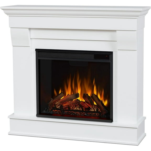 Real Flame Chateau 41" Electric Fireplace in White