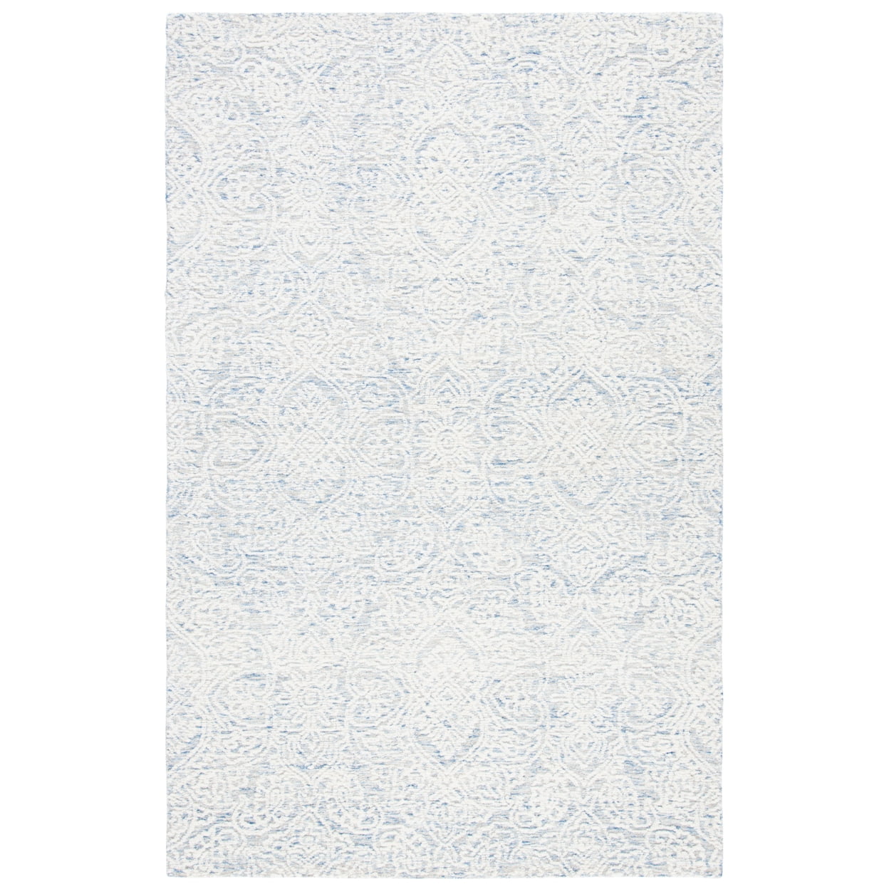 SAFAVIEH Metro Aditi Medallion Area Rug, Light Blue/Ivory, 8' x 10'