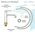 thumbnail image 3 of Avallon Single Hole, Single-Handle Sleek, Bathroom Faucet in Chrome, 3 of 11