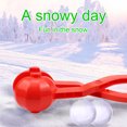 thumbnail image 3 of Red Snowball Maker Tool For Winter Play 13 Inch Large Lantern Shaped Plastic Snow Ball Clip For Outdoor Fun Quick And Easy Snowball Making Toy For Family Activities, 3 of 7