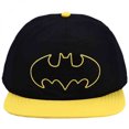 thumbnail image 3 of DC Comics Batman Classic Embroidered Logo Flat Bill Snapback Hat, 3 of 5