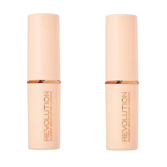 Pack of 2 Makeup Revolution Beauty Fast Base Stick Foundation, F12