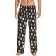 thumbnail image 1 of Fotbe Snowflake Cream Hot Cocoa Pantalones de Pijama para Hombre, Pantalones de Dormir, Pantalones de Casa con Cintura Ajustable y Bolsillos-Small, 1 of 6