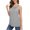 Gray, variant on Wenini Summer Tank Tops for Women Sleeveless Flowy Curved Hem Round Neck Casual Basic Loose Blouse Beach Vacation Party Top, Pink XL