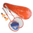 thumbnail image 3 of FUTUREORYY 1Pair Green Badminton Racket with Balls Durable Material Comfortable Handle for Sports Use, 3 of 8