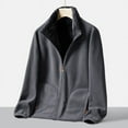 thumbnail image 1 of Men‘s Dual-Sided Full-Zip Polar Fleece Jacket with Sherpa Lining, 1 of 7
