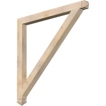 

Ekena Millwork 3 1/2 W x 46 D x 46 H Traditional Arts & Crafts Smooth Bracket Douglas Fir