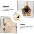 thumbnail image 5 of 1 piece wooden parrot breeding box, heatinsulated birdhouse for small birds, 5 of 5