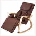 thumbnail image 5 of Recliners with Massage, Rocking & 5-Angle Adjustment | Walnut Brown | Cotton Fabric, 5 of 5