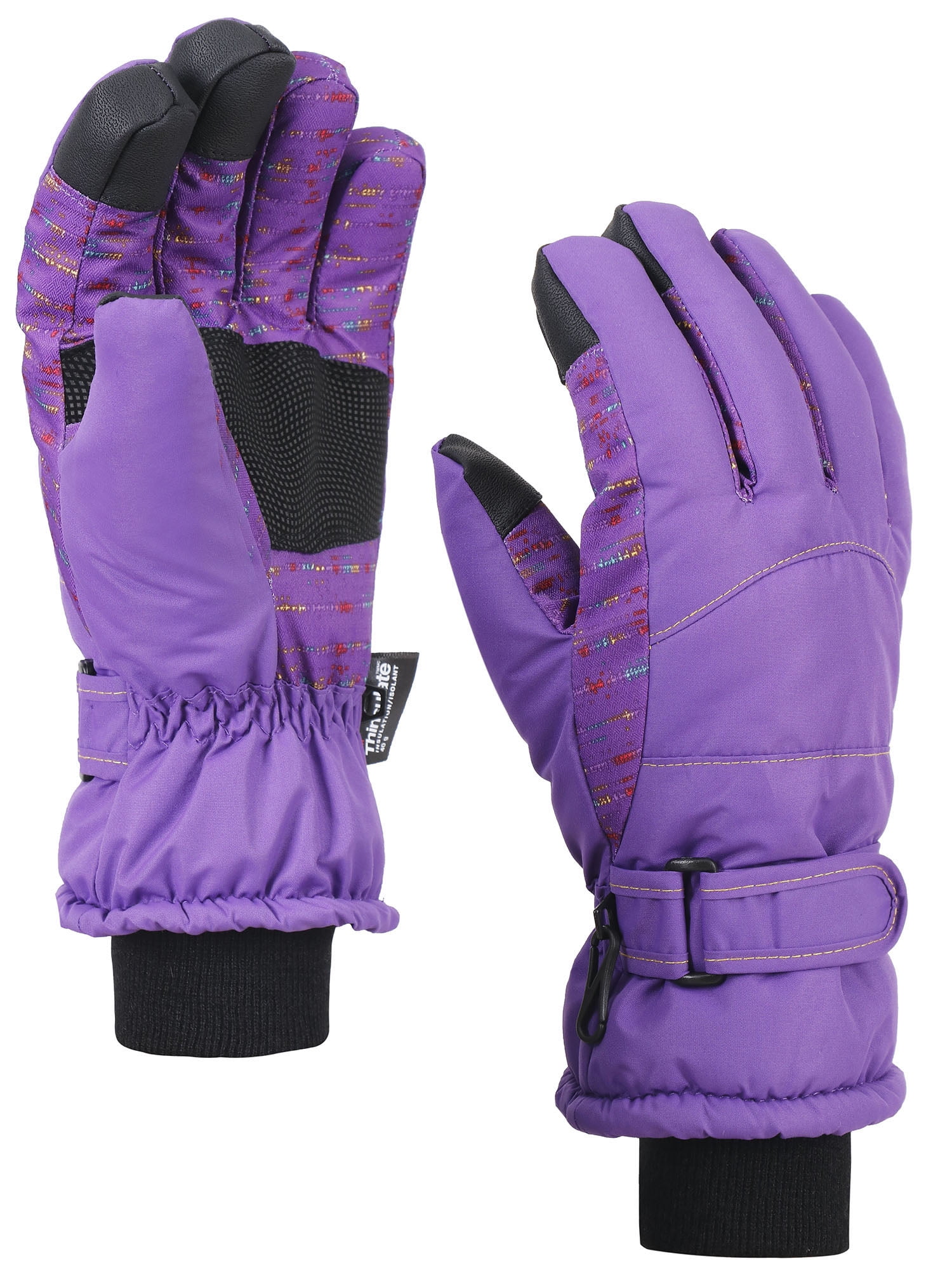 Women's Windproof Waterproof Winter Cold Weather Touchscreen Snow Ski