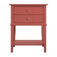 thumbnail image 4 of Franklin Accent Table with 2 Drawers, Terracotta, 4 of 9