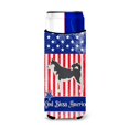 thumbnail image 1 of Caroline's Treasures USA Patriotic Siberian Husky Michelob Ultra Hugger para latas delgadas, lata delgada, multicolor Caroline's Treasures BB3380MUK, 1 of 1