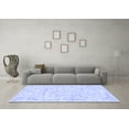 thumbnail image 3 of Ahgly Company Indoor Rectangle Solid Blue Modern Area Rugs, 8' x 12', 3 of 4