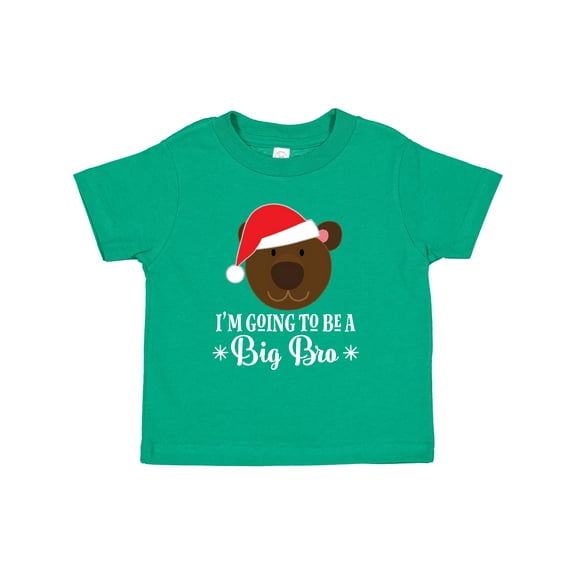 Inktastic Christmas Big Bro Announcement Brother Santa Boys Toddler T-Shirt