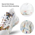 thumbnail image 7 of Kente Design African Print African Clothing Walking Shoes for Men Woman Lightweight Tennis Fashion Elastic Sports Shoes Cushion Basketball Shoes, 7 of 7