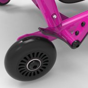 EzyRoller: Mini - Pink - Ride-On Scooter, Cambering Motion, Pedal Free Cart, Hand Brakes, Extendable Frame, 45lb Capacity, Toddler & Kids Ages 2+