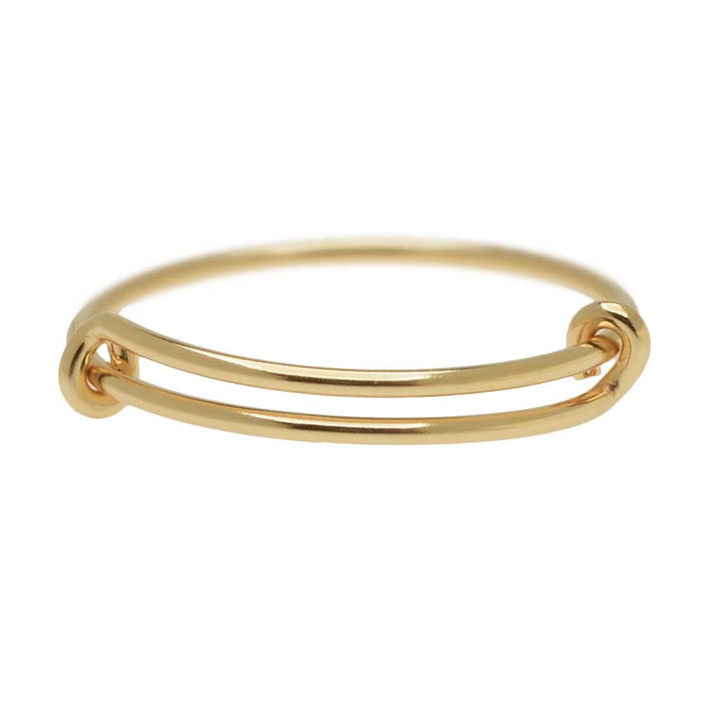 Adjustable Stacking Ring, 1mm Round Wire / US Sizes 810, 1 Piece, 14K