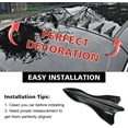 thumbnail image 4 of 10xGlossy Black Shark Fin Diffuser Vortex Generator Car Wing Roof Spoiler Bumper, 4 of 7