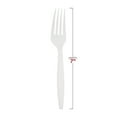 thumbnail image 4 of Smarty 7" White Plastic Disposable Forks 1000ct, 4 of 7