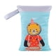 thumbnail image 2 of Bolsa de pañales para niños pequeños, bolsa para guardar servilletas, impermeable, lavable, con Azul claro, 2 of 9