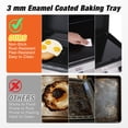 thumbnail image 4 of WARMOUNTS 3 Burner 23'' Portable Propane Gas Griddle, 21000 BTU Flat Top Grill with Lid, Table Top Griddle with Nonstick Enameled Tray, grease pan for Camping, BBQ, 4 of 10