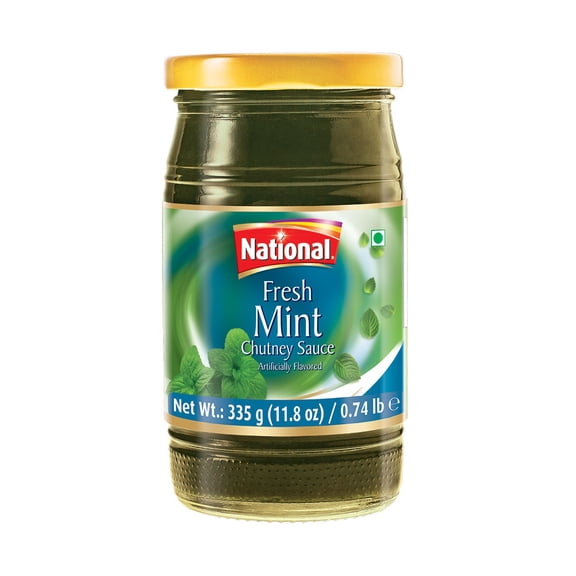 National Fresh Mint Chutney Sauce 335ml