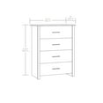 Shop Mainstays Hillside 4Drawer Dresser, Walnut Finish Great Prices