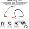 thumbnail image 4 of 4-Pack Reading Glasses Blue Light Blocking, Computer Readers for Women Men Anti Glare Filter Lightweight TR90 Flexible Frame UV Protection Anti Glare Eye Strain Eyeglasses, 2.0, 4 of 7