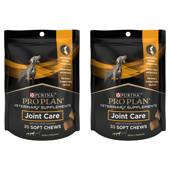 Purina Pro Plan Veterinary Joint Care Joint Supplement for Small Breed Dogs Hip and Joint 2.65 oz. Pouch (2-Pack)