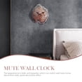 thumbnail image 4 of Annual Ring Wall Hanging Clock Decorative Mute Clock for Home Office Without Battery, 4 of 6