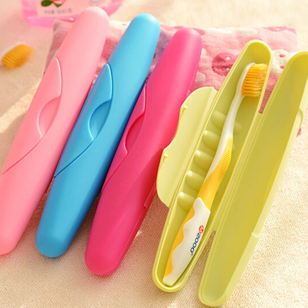 Toothbrush Case Cover Holder Travel Hiking Brush Case Storage Box Container