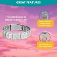 thumbnail image 3 of Wollet 3X Strength Titanium Magnetic Bracelet – Magnetic Bracelets for Men – Premium Fold-Over Clasp & Adjustable, 3 of 4