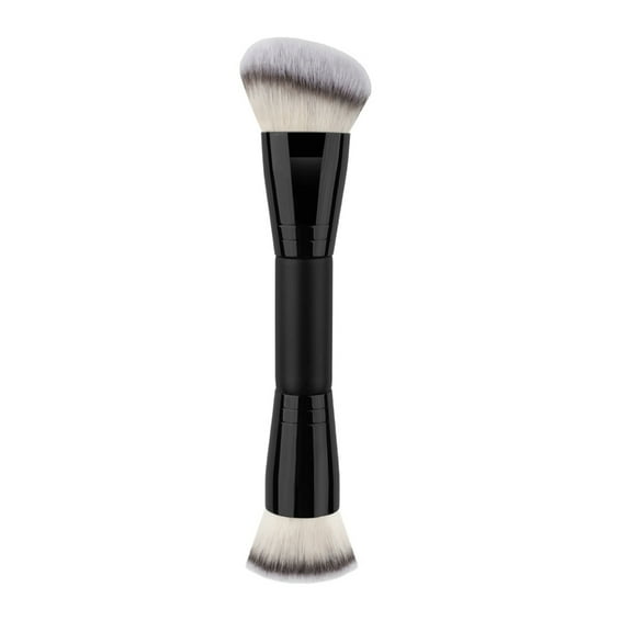 Duals-Ended Cream   Powder Brush,2 in 1 Makeup Brushes for Blending and Application Of Liquid,Powder,Cream and Blusher