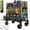 Green, variant on DKMOCO 550L XXL Foldable Wagons Carts, 54" Extra Length Double Deck Wagon Cart with Tailgate, 550lbs Load Utility Grocery Cart for Camping,Sports,Beach, Black