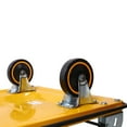 thumbnail image 5 of Foldable Platform Truck Push Dolly With 660 lb Weight Capacity In Black And Yellow Durable Steel Design For Effortless Mobility, 5 of 9