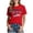 A1 Red, variant on Independence Day Shirt Women Elbow Length Tops for Women Tee Shirts Womens Tops Womens Going Out Tops Crop Tops for Women Short Sleeve Shirts Summer Tops Tee Basic Tees Tunic Tops White S