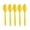 d, variant on Yellow Party Supplies Set, 98 Pieces Heavy Duty Disposable Paper Plates Cups Napkins and Tablecloth for Summer Sunshine Picnic Birthday Party Decorations, Serves 24, h