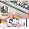 thumbnail image 3 of Tira de cepillo autoadhesiva para puertas y ventanas de 6 m, kit de burlete para puertas corredizas duradero, 3 of 5