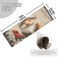 thumbnail image 3 of Runner Area Rug Soft Non-Slip Washable Carpet for Hallway Bedroom Living Room Home Decor 2"x6" Cute Gnome and Red Bird, 3 of 8